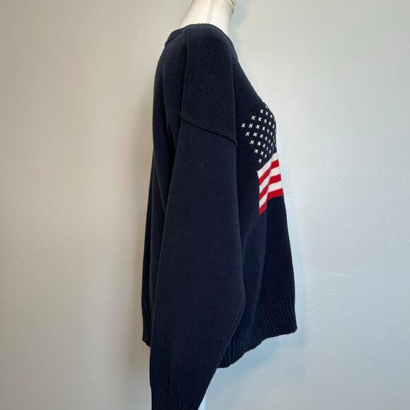 Vintage US flag knit sweater - Picture 4 of 7